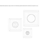 Recessed square LED spotlight Burylove