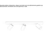 Wielopunktowy aluminiowy reflektor sufitowy LED Gacheta
