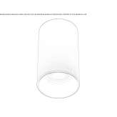 Aluminiowy reflektor sufitowy LED Hillbank