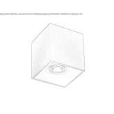 Aluminiowy reflektor sufitowy LED Hillbank
