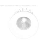 Recessed aluminum LED spotlight with dimmable function Bucovat