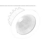 Recessed round aluminum LED spotlight Binfield