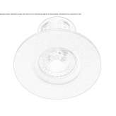 Recessed aluminum LED spotlight with dimmable function Popilnia