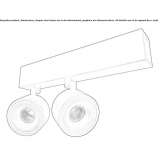 Aluminum LED reflector with many adjustment options Chiochis