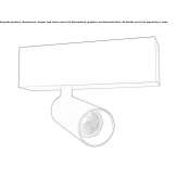 Adjustable round aluminum LED reflector Chiochis