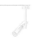 Adjustable round aluminum reflector Novaci