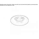 Powder-coated aluminum reflector for recessing Lemberg