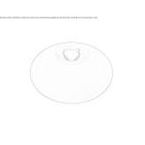 Round, recessed aluminum reflector Castres