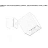 Adjustable LED spotlight for wall mounting in a modern style Boise