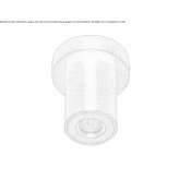 Brass outdoor spotlight Pinseque