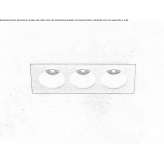Recessed multi-metal LED spotlight Pilchaca