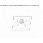 Wpuszczany metalowy reflektor LED Holeby