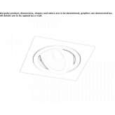 Adjustable, powder-coated aluminum reflector Piatra
