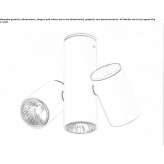 Adjustable LED ceiling spotlight Acari