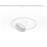 Adjustable semi-recessed metal LED spotlight Covo