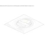 Recessed steel spotlight with dimmer Morley