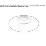 Round reflector in die-cast aluminum Ouddorp