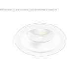 Round, recessed aluminum reflector Razanj