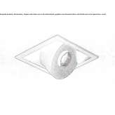 Recessed square LED spotlight in powder-coated aluminum Utira