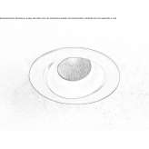 Recessed, adjustable, powder-coated aluminum reflector Brwinow