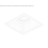 Aluminum recessed reflector with clamp Alarilla