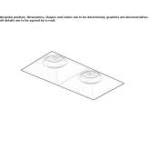 Recessed spotlight made of die-cast aluminum Ouddorp