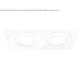 Recessed aluminum reflector, powder coated Piatra