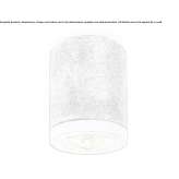 Round, ceramic ceiling spotlight Tuikwerd