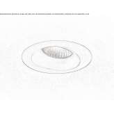 Recessed, adjustable, powder-coated aluminum reflector Brwinow