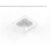 Recessed square LED spotlight in powder-coated aluminum Ryomgard