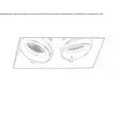 Recessed LED spotlight made of powder-coated aluminum Wyszki