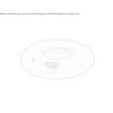 Round, recessed aluminum reflector Gozdowo