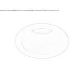 Recessed, round reflector in die-cast aluminum Amaseno