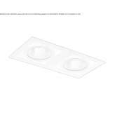 Multi-point, recessed aluminum reflector Aalter