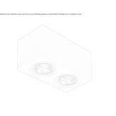 LED ceiling spotlight with dimmer Terenure