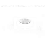 Recessed square LED spotlight in powder-coated aluminum Vernole