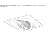 Recessed, adjustable, powder-coated aluminum reflector Luebz