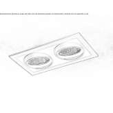 Recessed LED spotlight made of powder-coated aluminum Luebz