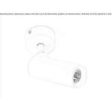 Adjustable extruded aluminum LED spotlight with dimmer Urla