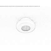 Round LED spotlight made of aluminum, powder-coated Cerisano