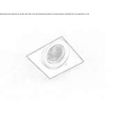 Recessed, adjustable, powder-coated aluminum reflector Wyszki