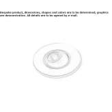 Regulowany reflektor aluminiowy LED Cetate