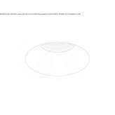 Round, recessed aluminum reflector Cacapava