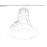 Recessed round aluminum LED spotlight Aberdeen