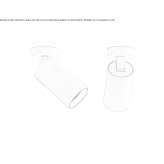 Regulowany reflektor sufitowy LED Hoveton