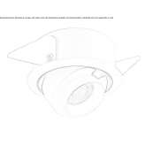 Recessed, adjustable aluminum LED reflector Frans