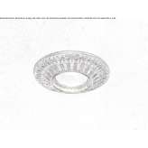 Brass spotlight recessed into the ceiling Rive