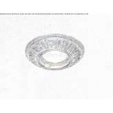 Recessed spotlight made of brass Rive