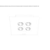 Aluminiowy reflektor LED do wbudowania Birrong