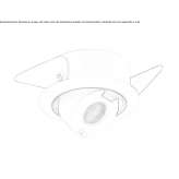 Recessed, adjustable aluminum LED reflector Frans